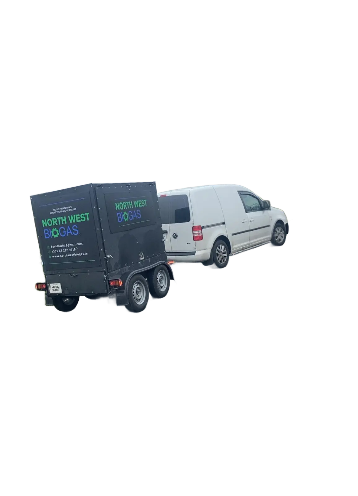 North West BioGas van and trailer